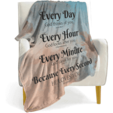 QETXVI Bible Verse Blanket