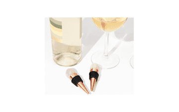 Rose Gold Silicone Wine Stopper