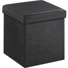 SONGMICS 15 Inches Ottoman with Storage