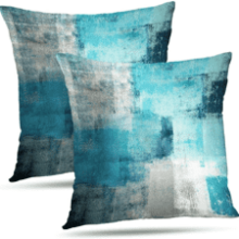 Set of 2 Artwork Throw Pillow Covers