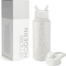 Simple Modern Water Bottle with Straw and Chug Lid