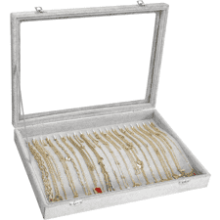 Siveit Necklace Organizer Box