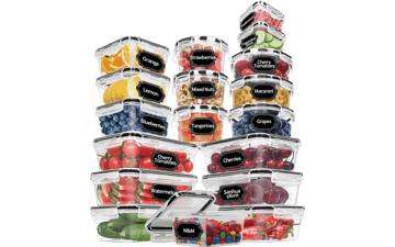 Skroam 36 Pack Food Storage Containers