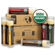 USDA Organic Lip Balm 6-Pack