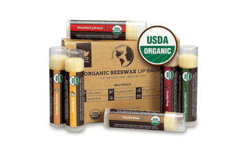 USDA Organic Lip Balm 6-Pack