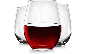 Unbreakable Elegant Plastic Stemless Wine Glasses