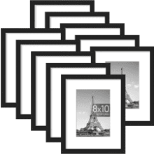 Upsimples Picture Frame Set of 10