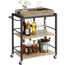 VASAGLE Kitchen Serving Cart