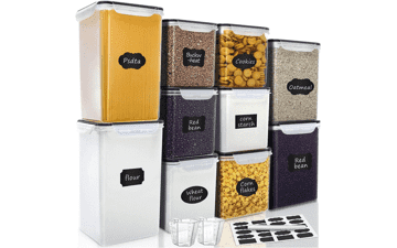 VERONES Large Tall Airtight Food Storage Containers