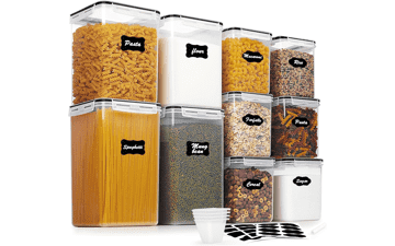 Vtopmart 10 PCS Flour and Sugar Storage Container