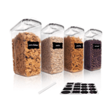 Vtopmart Cereal Storage Container Set