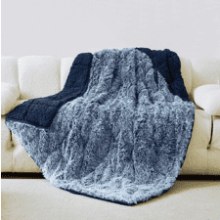 Wemore Shaggy Long Fur Faux Fur Weighted Blanket