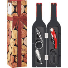 Wine Bottle Accessories Gift Set