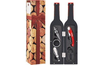 Wine Bottle Accessories Gift Set