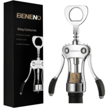 Wine Opener - Zinc Alloy Premium Wing Corkscrew