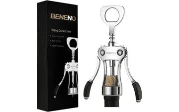 Wine Opener - Zinc Alloy Premium Wing Corkscrew