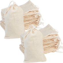 100Pcs Cotton Drawstring Bags