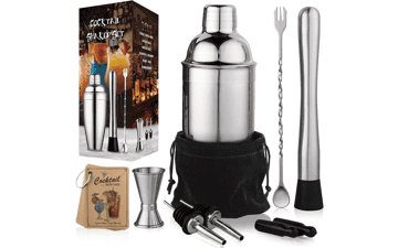 24 oz Cocktail Shaker Set Bartender Kit