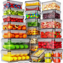 52 Piece Airtight Food Storage Containers Set