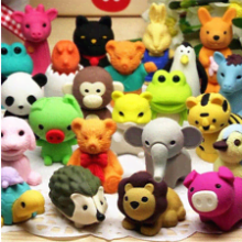 60Pcs Animal Erasers