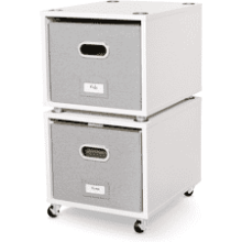 BIRDROCK HOME Rolling File Cabinet