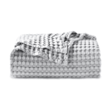 Bedsure Cooling Cotton Waffle Blanket