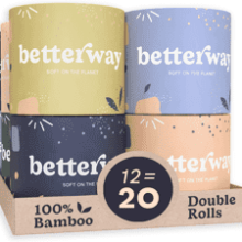 Betterway Bamboo Toilet Paper