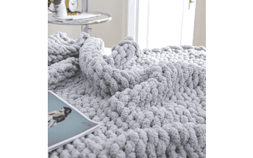 Bigacogo Chunky Knit Blanket