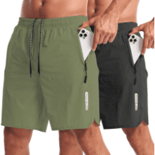 CANGHPGIN 2 Pack Men's Workout Shorts