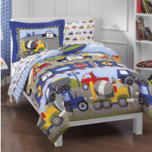 Dream Factory Trucks Tractors Cars Boys Bedding