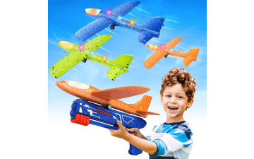 Fuwidvia 3 Pack Airplane Launcher Toys