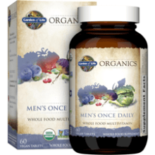 Garden of Life Organics Men's Once Daily Whole Food Multivitamin