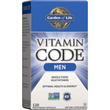 Garden of Life Vitamin Code Whole Food Multivitamin for Men