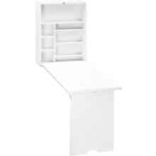 HOMCOM Wall Mounted Fold Out Convertible Desk