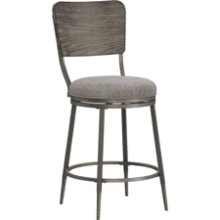 Hillsdale Garren Metal Counter Height Swivel Stool