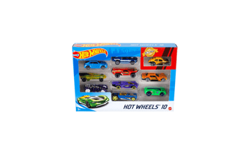 Hot Wheels Set of 10 Toy Cars & Trucks