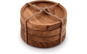 Kaizen Casa Wooden Coasters