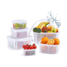 LUXEAR Fruit Vegetable Produce Storage Saver Containers