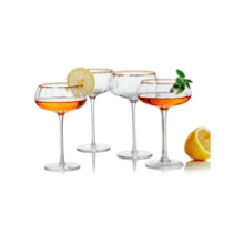 Lysenn Vintage Coupe Glasses Set