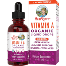 MaryRuth Organics USDA Organic Vitamin A Liquid Drops