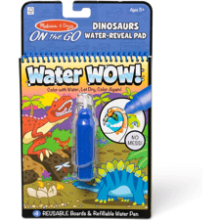 Melissa & Doug On The Go Water Wow! Reusable Water-Reveal Activity Pad