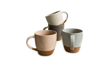 Mora Ceramic Large Latte Mug Set