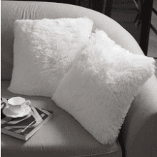 NordECO HOME Luxury Soft Faux Fur Fleece Cushion Cover