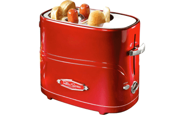 Nostalgia 2 Slot Hot Dog and Bun Toaster