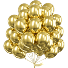 PartyWoo Metallic Gold Balloons