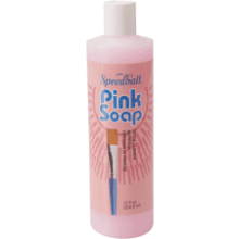 Pink Soap Paint Brush Cleaner