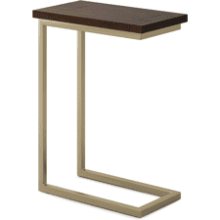 SIMPLIHOME Skyler SOLID MANGO WOOD and Metal Table