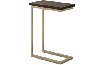 SIMPLIHOME Skyler SOLID MANGO WOOD and Metal Table