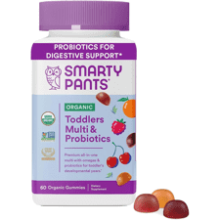 SmartyPants Organic Toddler Multivitamin Gummies