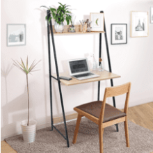 SpringSun 2-Tier Ladder Computer Desk